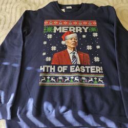 Mens New  Extra LARGE XMAS SWEATSHIRT!