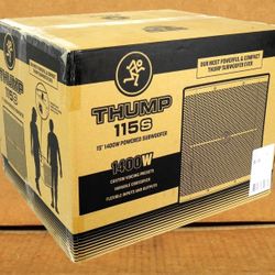 Mackie Thump Series 15 Inch Powered Subwoofer Compact Bass Cabinet 1400 Watts 115S 🚨 Payment Options Available 🚨 No Credit Needed 🚨 