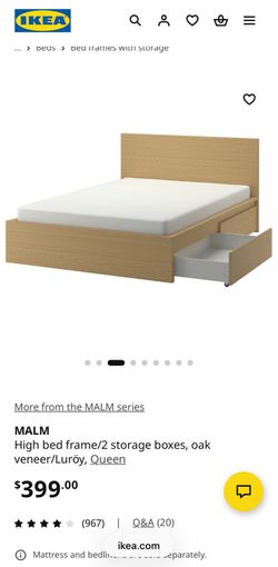 IKEA California King Bed Frame/headboard