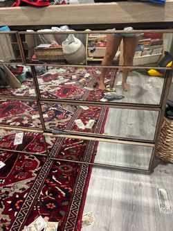 Restoration hardware mirrored dresser