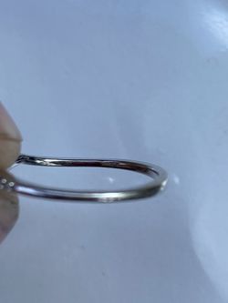 10k White Gold Diamond Engagement Ring And Band Thumbnail