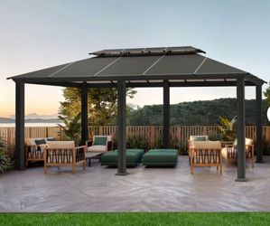 Paragon Santa Monica Aluminum Gazebo 12 ft. x 20 ft.