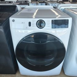 FEBRUARY SALE! GE 7.8 cu. ft. Capacity Smart Front Load Electric Dryer with Ultrafresh Vent System with OdorBlock