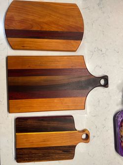 Handmade Cutting boards and serving tray