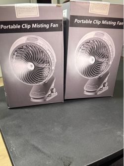 Portable Clip Misting Fan