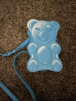 Betsey Johnson Blue Gummy Bear Bag