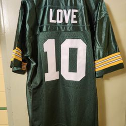 Jordan Love Green Bay Packers Jersey Shirt 