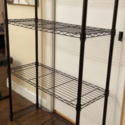 Metal Shelf Rack H54”,W36”,Deep14”. 4 adjust. levels. Strong and STURDY Shelf, no rust , Boca Raton