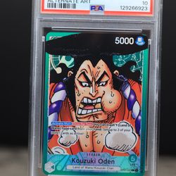 One Piece OP01 Kozuki Oden Leader Card Romance Dawn PSA 10