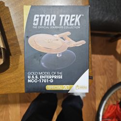 Gold Model Of The U.S.S. Enterprise NCC-1701-D