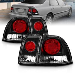 HONDA ACCORD 96-97 TAIL LIGHTS BLACK