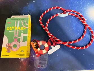 POPMART CRYBABY 3-IN-1 PHONE CHARM LANDYARD + PHONE BOTTLE LANDYARD BUNDLE PAIR