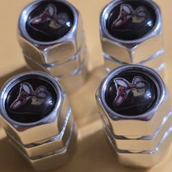 Dodge Scat-Pack Logo Valve Stem Caps