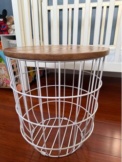 Side table with storage