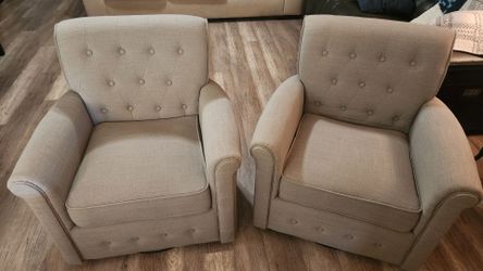Swivel Chairs (Pair)