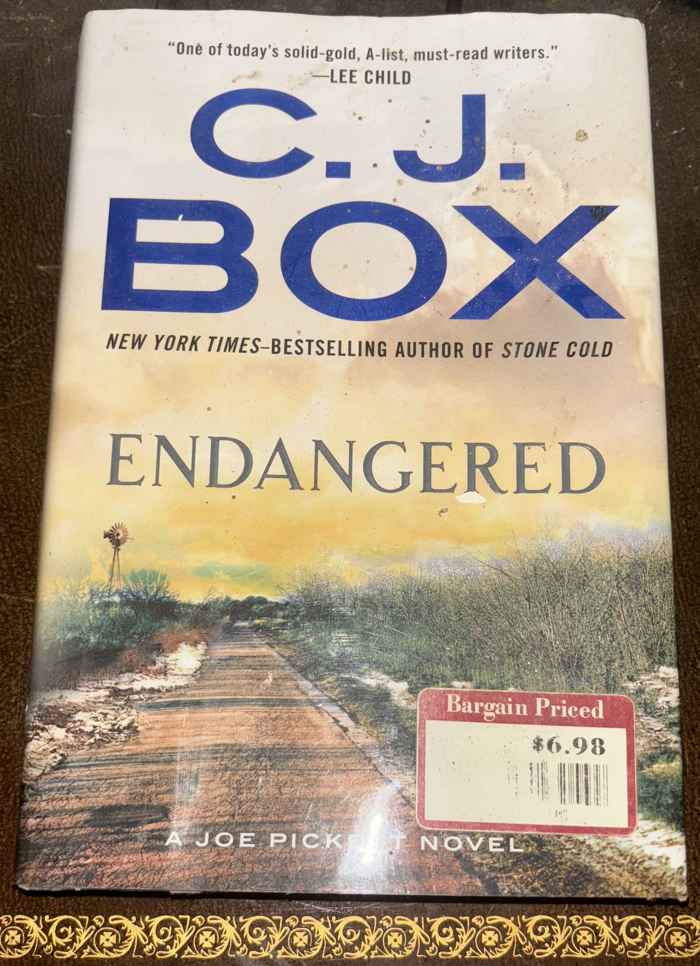 Endangered By CJ Box Hardcover(A Joe Picket Novel) NY Times Bestselling Author 