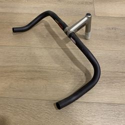 Profile Design Bullhorn Bars And Stem - Track Bike
