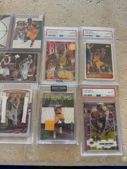 Basketball Card Lot PSA Graded+raw Kobe/shaq/lebron/iverson
