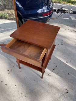 Mid Century Nightstand 