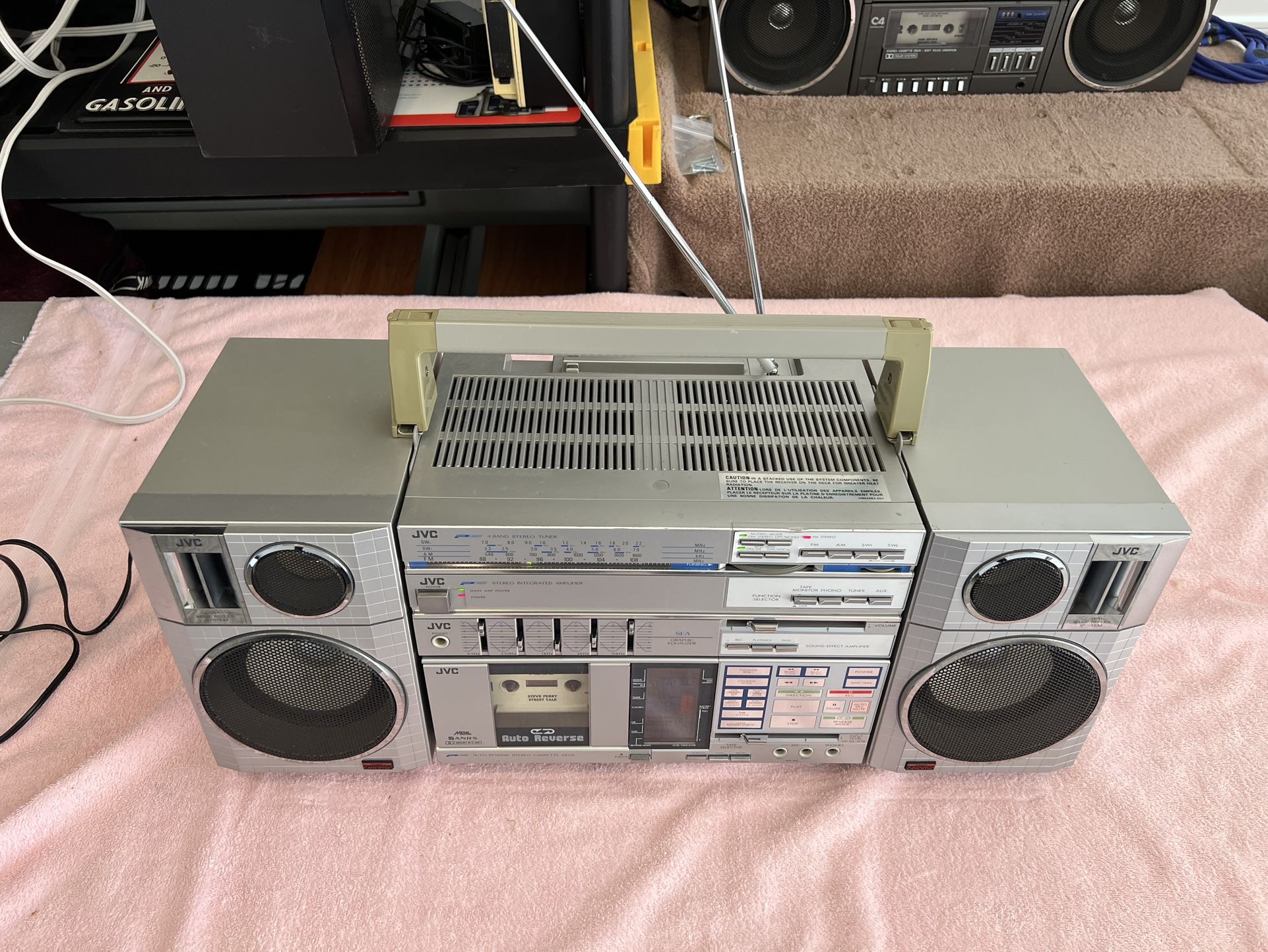 JVC PC-55JW Vintage Boombox The King 👑