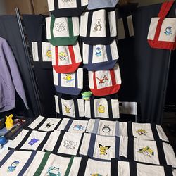 Embroidery Mini Bag Pokemon