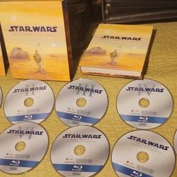 STAR  WARS   COMPLETE  SAGA  BLUE RAY 