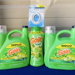 Gain Laundry Detergent Bundle