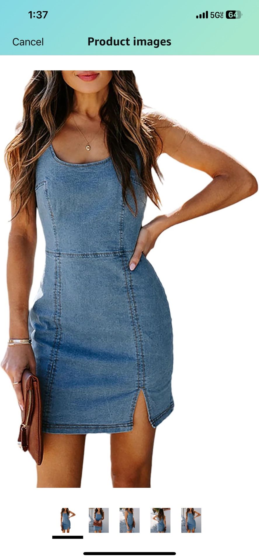Denim Dress Size Large