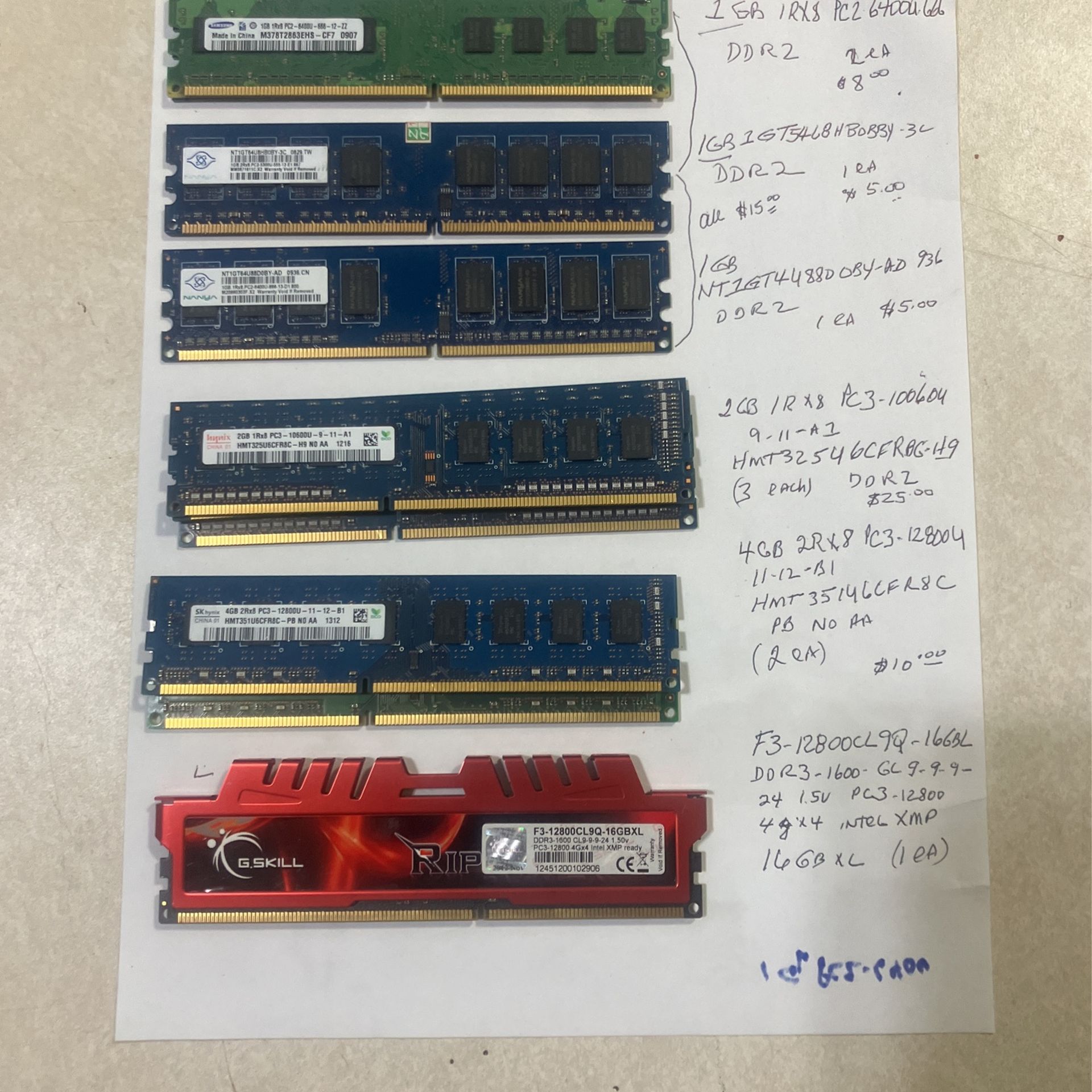 Memory For Desktop Computer