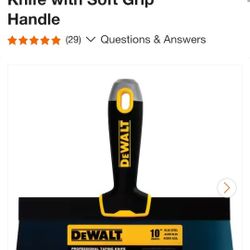 HUGE SALE DeWalt 10" Blue Steel Professional Taping Knife, New,Financing Available 