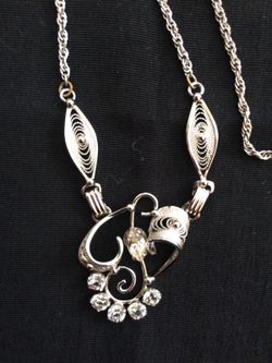 Am Lee Sterling Necklace