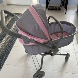 Mommy & Me 2 in 1 Deluxe Baby Doll Stroller