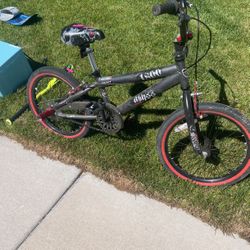 Red And Black Bike Wheels Are Flat (CASH ONLY)
