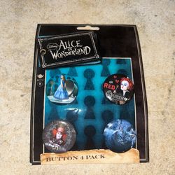Alice In Wonderland Buttons