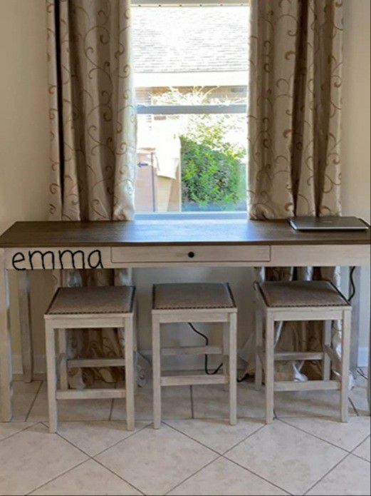 Skempton Counter Height Dining Table and Bar Stools 👉 BRAND NEW 