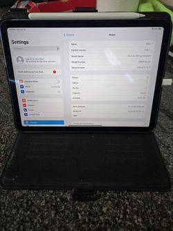 Apple iPad 5th Gen With Case & Pencil