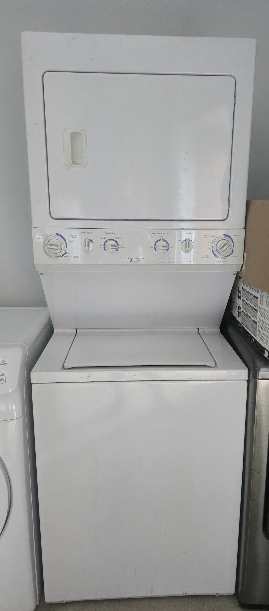 Frigidaire Stackable Washer And Electric Dryer 