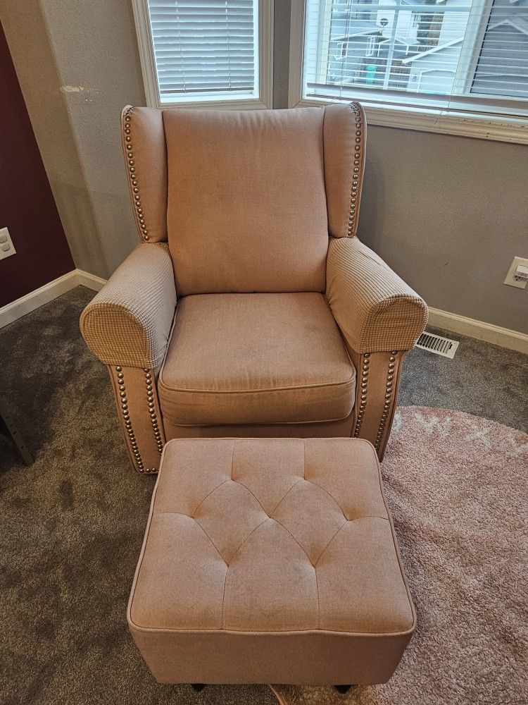 Glidder And Ottoman
