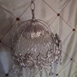 Vintage Regency Hollywood Chandler Bulb Fixture