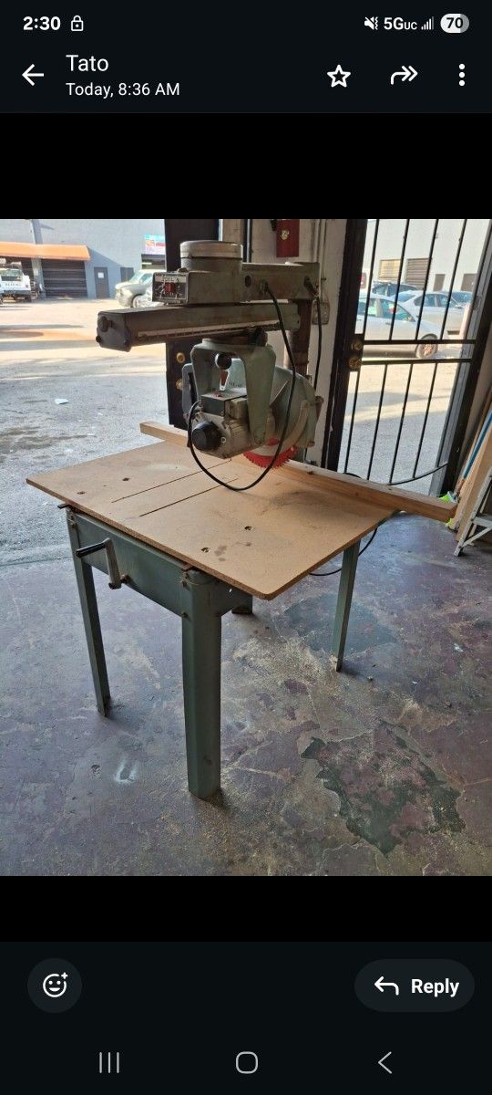 Delta Saw Working