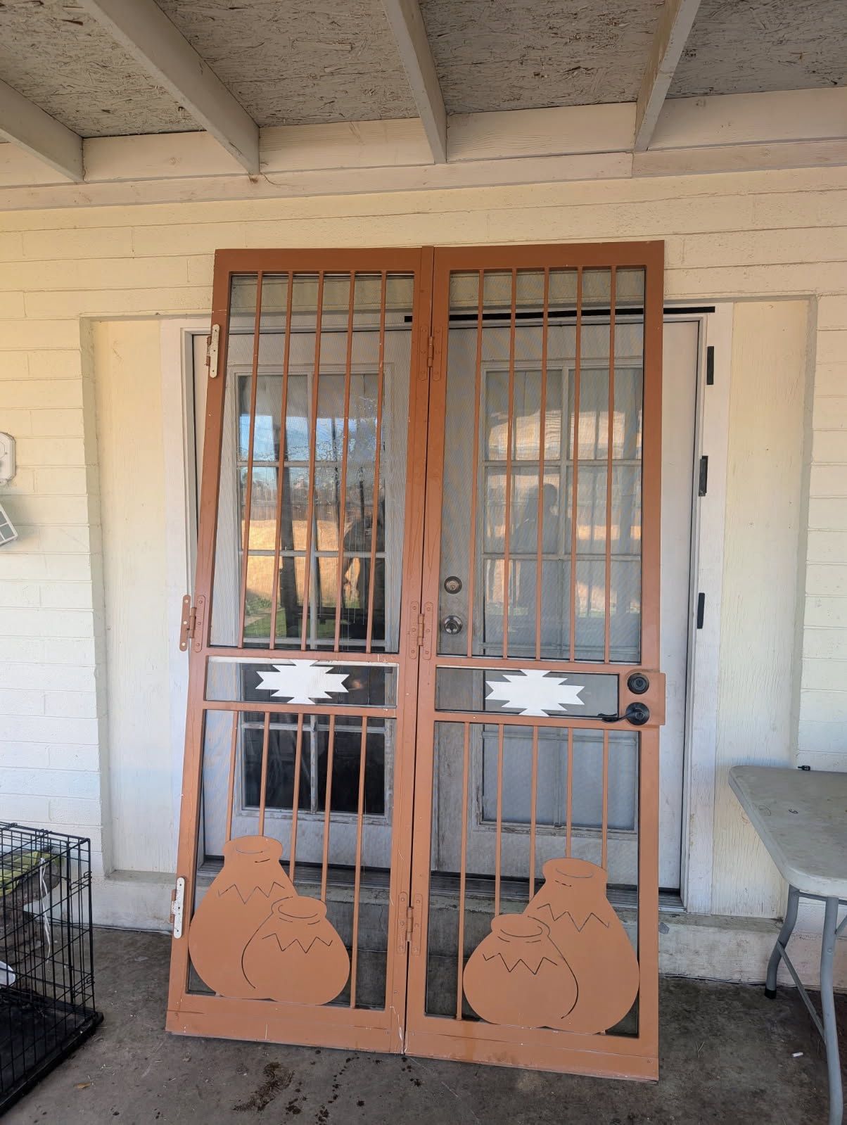 Rod Iron Door 56 X 96