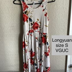 Longyuan Size S Floral Dress