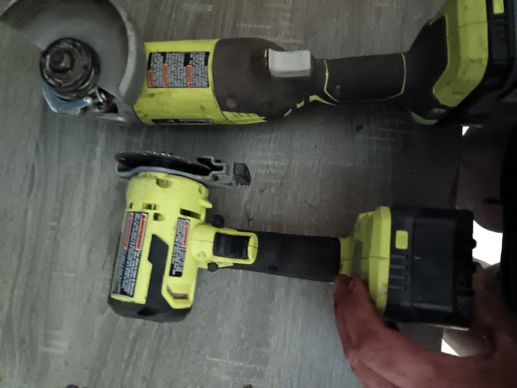 I Have 2 Ryobi Grinders With Battery's Work Great Askind 50 Obo