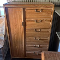 Antique Dresser And Chester Drawer