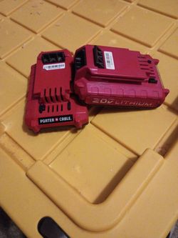 Porter Cable 20V Lithium Battery Pack x2
