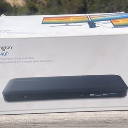 New Kensington SD4840P USB-C Triple Video Driverless Docking Station 