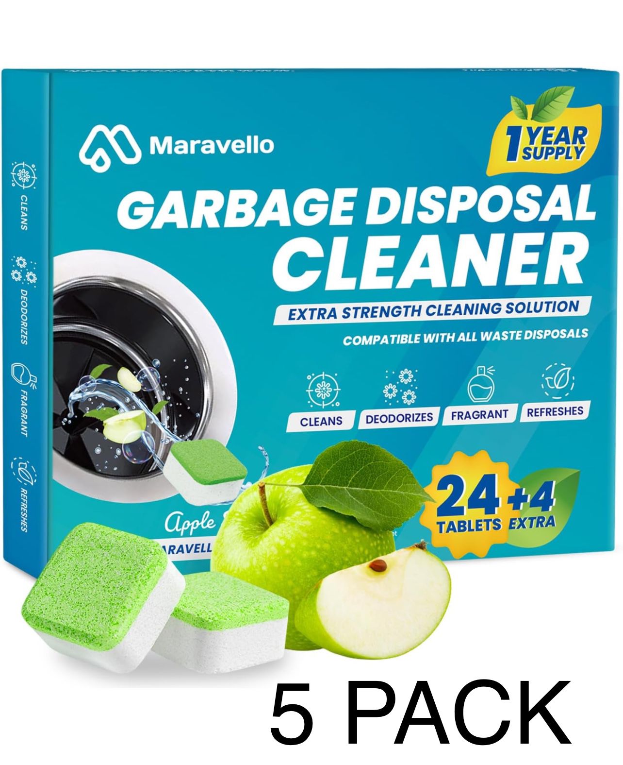 Garbage Disposal Cleaner 5 Packages