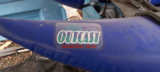 Outcast 2 person Pontoon Fishing Boat for Sale in Skok, WA - OfferUp