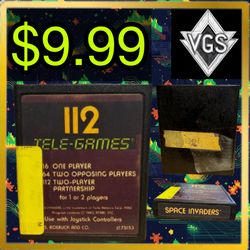 *RETRO* Tele-Games 112-in-1 Cartridge (Atari 2600 / Sears) – 1977