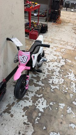 Kids electric bike with charger